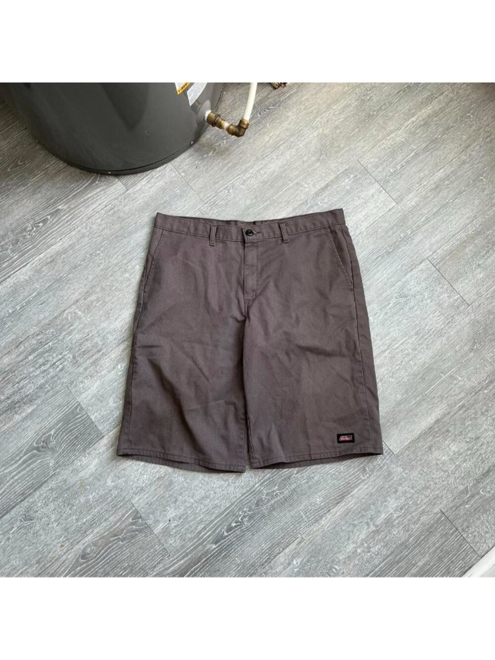 Grey / Brown Dickies Relaxed Fit / Baggy Chino / Workwear Shorts